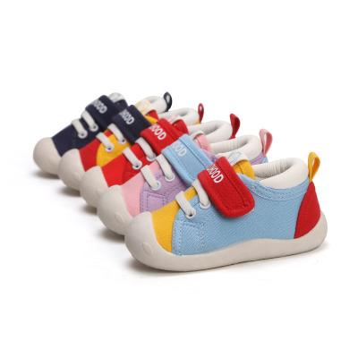 China Wholesale Anti-slippery Boys Casual Baby Girl Sports Shoes Amazon Canvas Shoes Baby Children's Shoes for sale