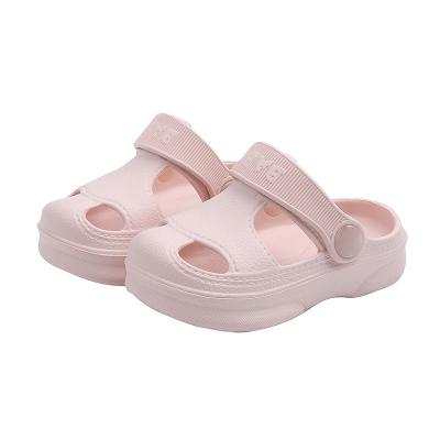 China Wholesale Round Children's Cute EVA Non-Slip Clogs Slippers Kids Outdoor Beach Sandals for sale