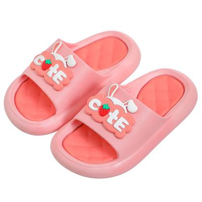 China PVC Slippers Women Cartoon Parent-child Bathroom Soft Non-slip Indoor Slippers 2-12 Years Girls Lightweight for sale