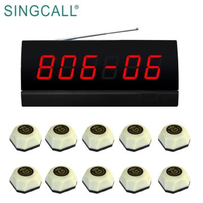 China Large Screen SINGCALL Service Pager Wrist Watch Wireless Calling System For Restaurant for sale