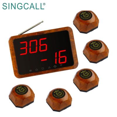 China SINGCALL Wireless Calling Service Caller Pager Restaurant Wireless Calling System for sale