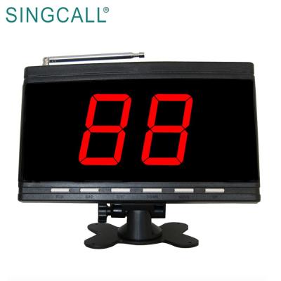 China ABS SINGCALL Wireless Pager Calling System APE9000 Black Coaster Paging System for sale