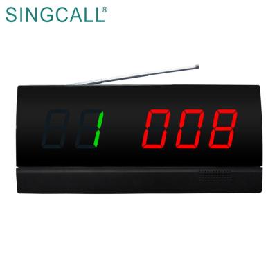 China ABS SINGCALL Wireless Service Call Number Display APE2000 Restaurant Waiter Alarm System for sale