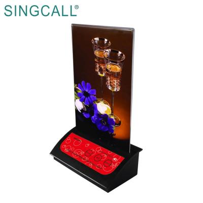 China ABS SINGCALL radio call system, waiter call button, 3 keys table call button for sale