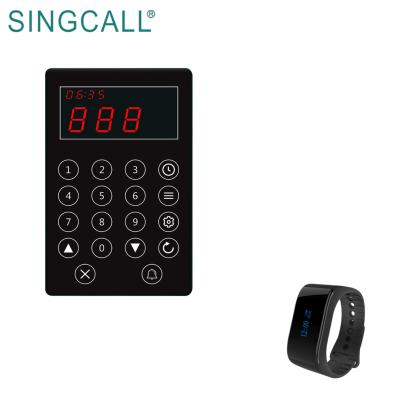 China Restaurant Kitchen SINGCALL Restaurant Kitchen Equipment Waiter Calling System Waiter Wireless Watch Wrist for sale