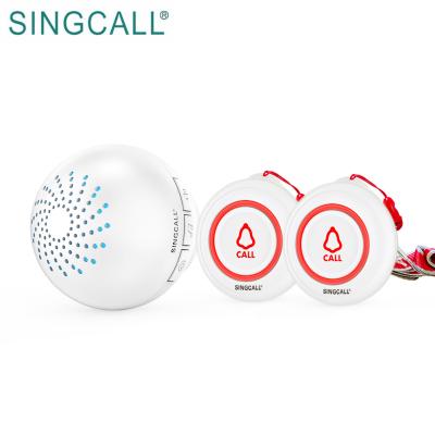 China R Calling System SINGCALL Pager Call System 500+Feet Smart Wireless Nurse Calling Alert For Home for sale