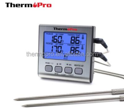 China Kitchen Thermometer Amazon Success ThermoPro TP17 Digital Double Probes GRILL Meat Cooking Thermometer for sale