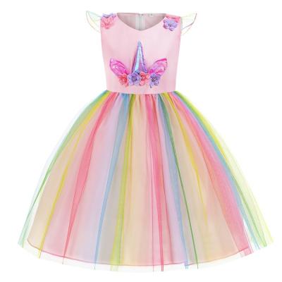 China Anti-wrinkle children girl Cosplay costume tutu dress little girls princess dress role play tutu dress for sale