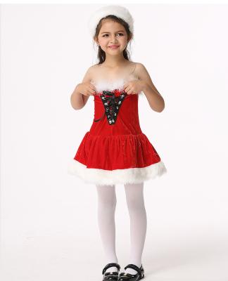 China Breathable Wholesale Christmas Tree Costume Party Costume Dress Up Christmas Costume For Girls for sale