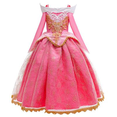 China Aurora Princess Beauty Birthday Party Dress Kids Costume Cosplay Cartoon Costume Girls Long Sleeve Sleeping New for sale