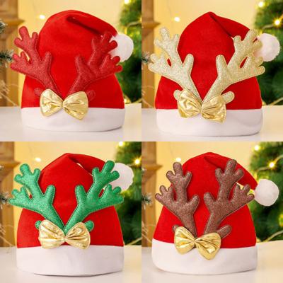 China Wholesale Creative Cosplay Cartoon Costume Christmas Hats For Adults Ornaments Cloth Bright Brushed Children's Hat Gift Cap for sale