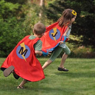 China Cosplay cartoon costume Halloween capes show costume children's alphabet cape for sale