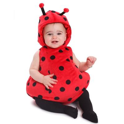 China Breathable Infant Baby Toddler Little Beauty Ladybug Costume For Halloween Carnival Cosplay Birthday Party for sale