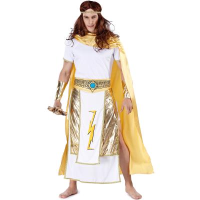 China Ancient Egyptian Prince King Of The Nile Breathable Adult Men's Pharaoh Costume Halloween Cosplay for sale