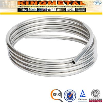 China TP304/316 Heat Exchanger Stainless Steel Coil Tube Price Unit for sale