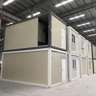 China Easily Quickly Install DFGS Housing Disaster Area Housing Quick Installation Apartment Roof Expandable Modular Houses Prefab House for sale