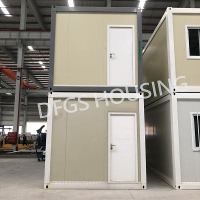 China DFGS Housing Factory Supply School Container Modern High Standard Prefab House Modular Prefab Duplex Export Prefab Houses for sale