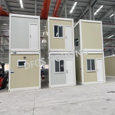 China Modern DFGS Housing Aluminum Doors China New Economic Commercial Sandwich Panel Snap Together Container House Bolt Container House for sale