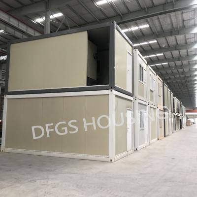 China Modern DFGS Housing Commercial Uses Economical Prepaid Doors Multy Story New Energy Saving Snap Together Prefab Houses China for sale