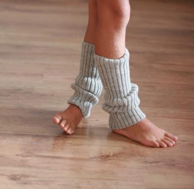 China Wholesale Custom Cute 100% Cotton TA21501 Gray Ribbed Knitted Cotton Baby Leg Warmers for sale