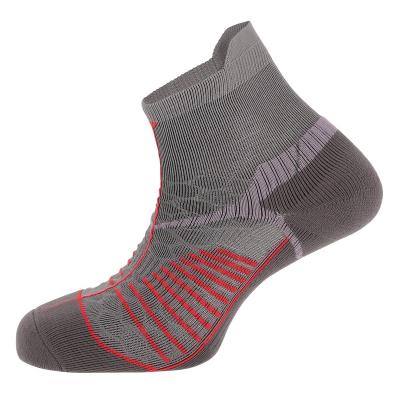 China Custom QUICK DRY Logo Gray Ultra Polypropylene Merino Wool Men's Ankle Socks for sale