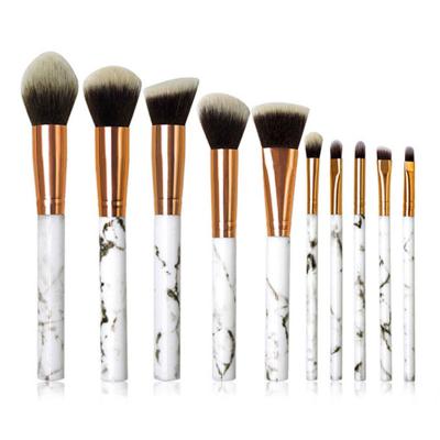 China A Variety Of Makeup Brushes Can Meet Daily Needs Free Samples Makeup 10Pcs Marble Makeup Brushes Makeup Brush Cosmetic Make Up Brush Makyaj Private Label Wholesale Makeup Supplie for sale