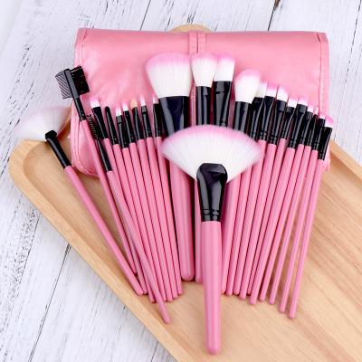 China A variety of makeup brushes can meet the daily needs of wholesale 24pcs makeup set black pink makeup distributor brochas de maquillaje professionals make up kit makeup set brush with bag for sale