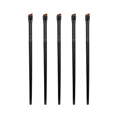 China Flat Brush Professional Eyebrow Make Up Brush Private Label Wholesale Customize Eyeliner Brush Eyebrow Brush for sale