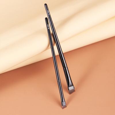 China Different types of brushes are suitable for wholesale single brush single blade eyeliner and eyebrow makeup brush flat brush fine custom logo for sale