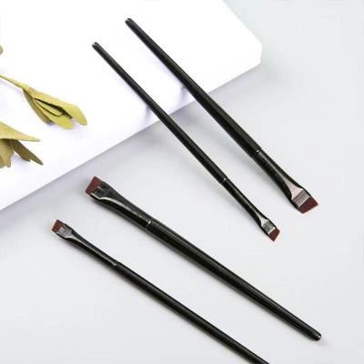 China Different types of brushes are suitable for eyeliner and eyebrows eyeshadow brushes good quality black luxury make up brushes private label for sale