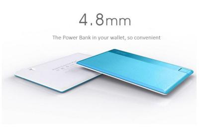 China credit card power bank with micro USB cable/ Ultra Slim Credit Card power bank/ credit card power bank/power bank for sale