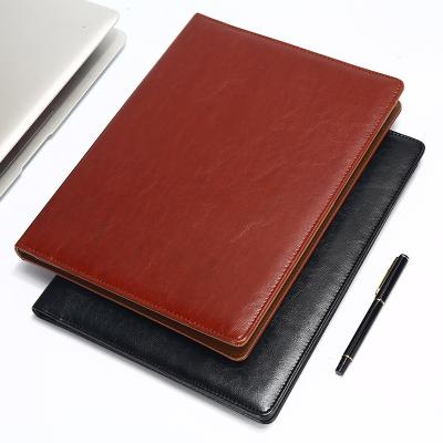 China Colorful Recycled Materials PU Morocco Paper Notebook Set Office Stationery Leather Notebook With Custom Logo Diary for sale