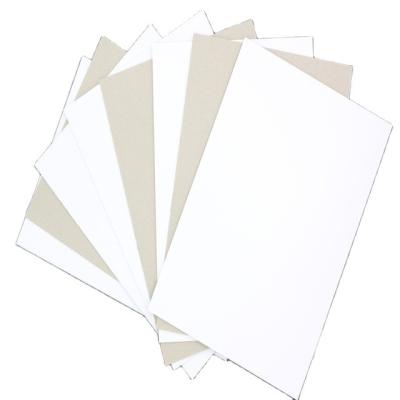 China 250gsm Duplex Anticurvature One Side White Coated Panel Gray Back In Sheet Or Roll for sale