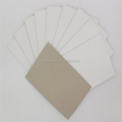 China Latest Chip Cardboard Paper Sheets Back Professional Moisture Proof Duplex Board Gray Back for sale