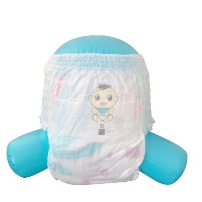 China Cheap Pampering Soft Breathable Type Plain Weave Disposable Baby Pants Diaper Pants Baby Diaper Products for sale