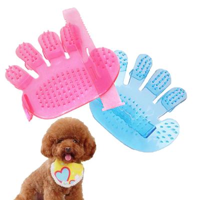 China Pet Bath Brush Five Palm Finger Brush Cat and Dog Pet Grooming Pet Factory Direct Viable Pet Bath Supplies for sale