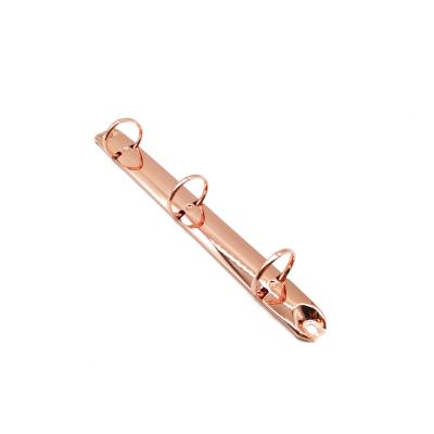 China Made Accessories Wholesale New Rose Gold Binder Metal Factory Stationery Clip for sale