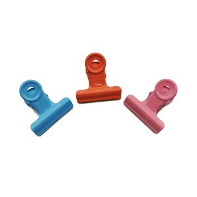 China House. Office. China factory direct sale high quality metal candy color metal bulldog clip school wholesale round head bulldog sling for sale