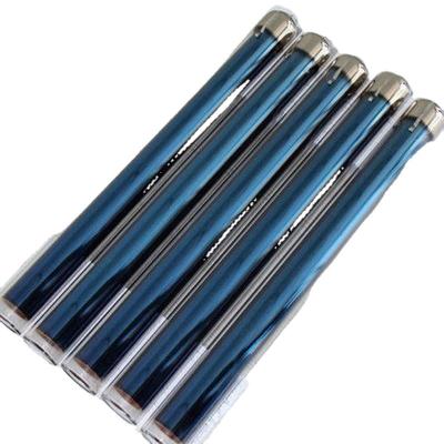 China Solar System Outdoor Blue White Stainless Steel Pipe Heat Pipe Vacuum Tubes Solar Water Heater for sale