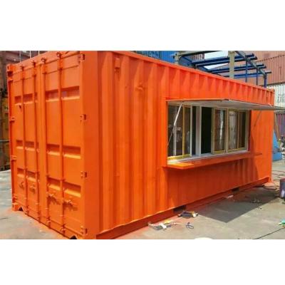 China Portable Assembly 20/40 Foot Movable Container For Exhibition Stands Movable Convenient Transportation With Hydraulic Stairs Opening for sale