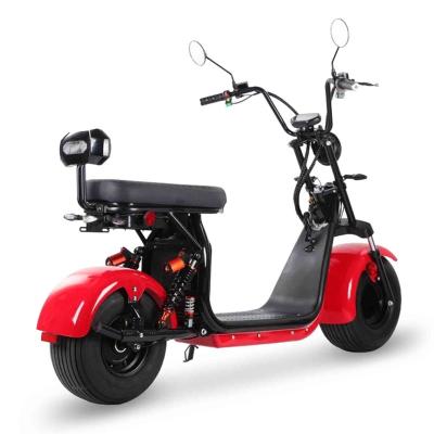 China Citycoco Unisex Adult Classic Electric Bicycle Motorbike 2 Wheel 60V1500W Rechargeable Electric Scooters Motorcycle for sale