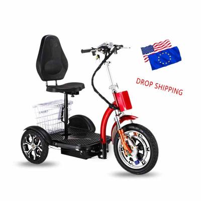 China CE TUV RoHs 500w Electric Scooter 3 Wheel Older Adult Top Powerful Long Range Bike Electric Tricycle Iron Scooters Other Motorcycles for sale