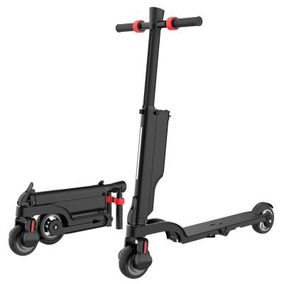 China Unisex Folding OEM Lithium Battery 36V Scooter X6 250W Portable Dismountable Electric Scooter In Backpack 5.5 Inch Solid Wheel For Adult for sale