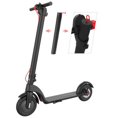 China Chain X7 Unisex Original Dismountable Foldable Electric Scooter 45KM Motor 45KM Battery 10AH 8.5 Inch 10 Inch 350w Battery 12 OH for sale