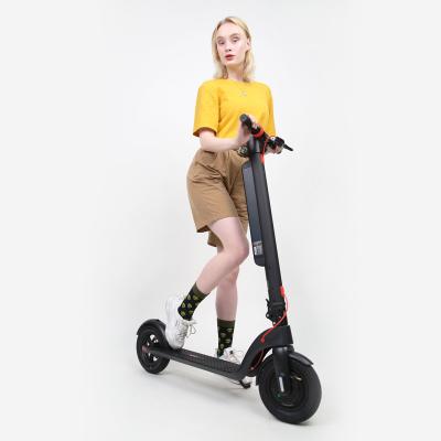 China OEM Voltage 36v 350w HX X8 Unisex Portable Electric Scooter With Removable Battery Dual Brake European/US Warehouse In Stock for sale