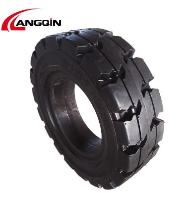 China Forklift Rubber Industrial Wheel Machinery Trailer Solid Tire 15x4 1/2-8 for sale