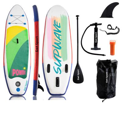 China Customized Unisex Netting Color Double Layer Inflatable Sip Stand Paddle Board for sale