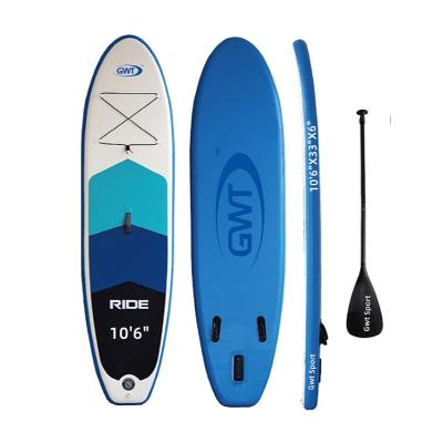 China Factory Direct Sales Unisex Portable Sip Inflatable Paddleboard Paddle Board Size 320x76x15cm/10'6