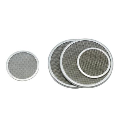 China Plain Weave Twill Weave Dutch Weave 20mm 50mm 51mm 150mm 304 316 Stainless Steel Wire Mesh Filter Disc for sale