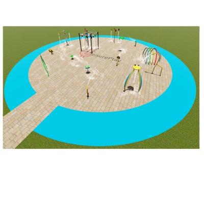 China 304 stainless steel LeisurePlay design 400sqm kids water play toys for children water play equipment china manufacturer for sale